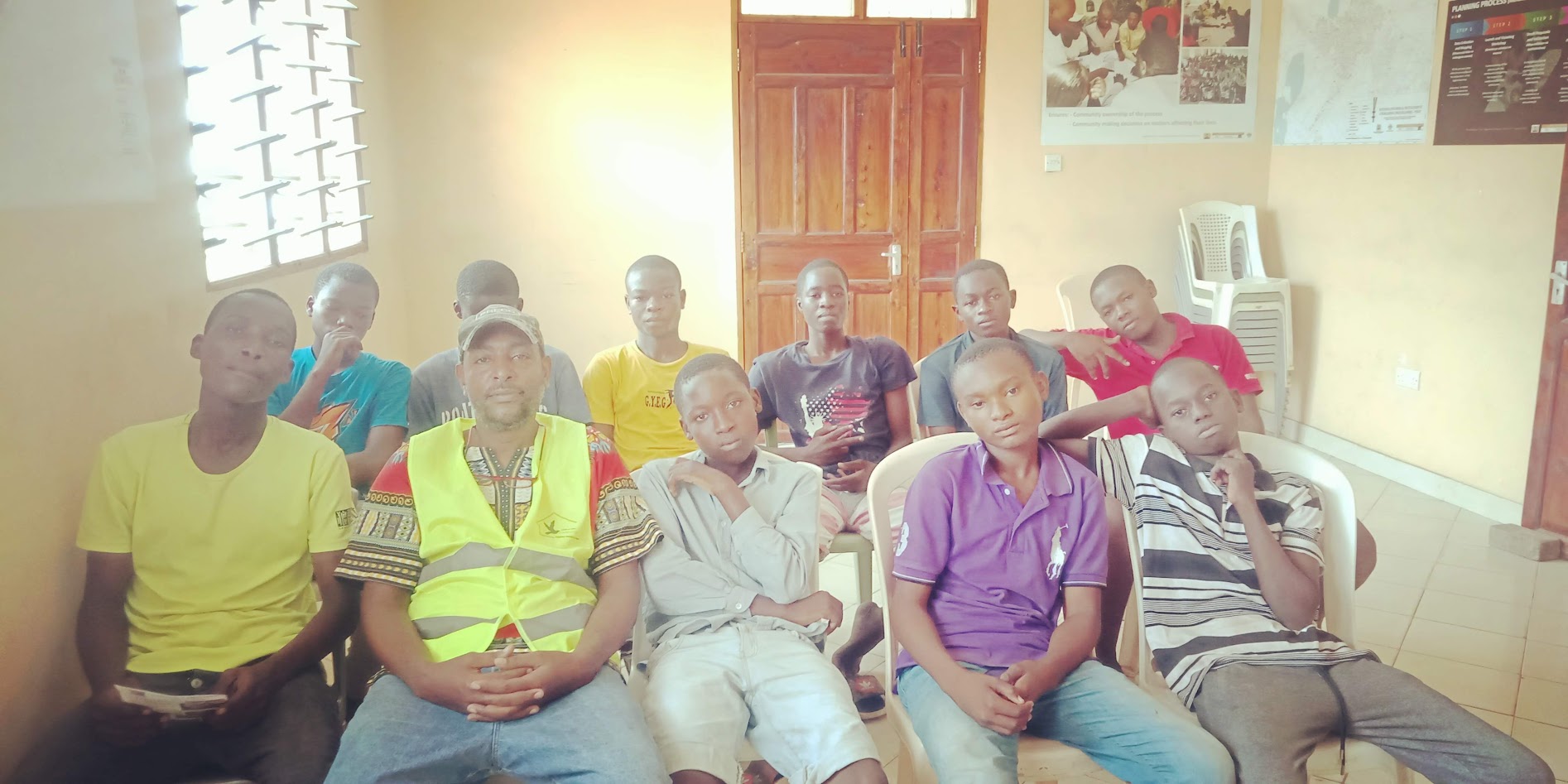 Learners and teachers at St. Joseph House of Hope Foundation