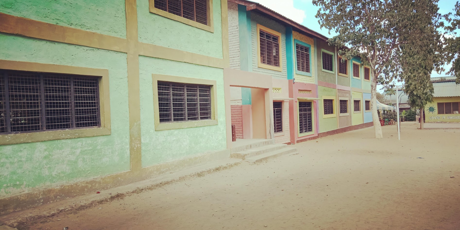 School environment and gathering spaces at St. Joseph House of Hope Foundation